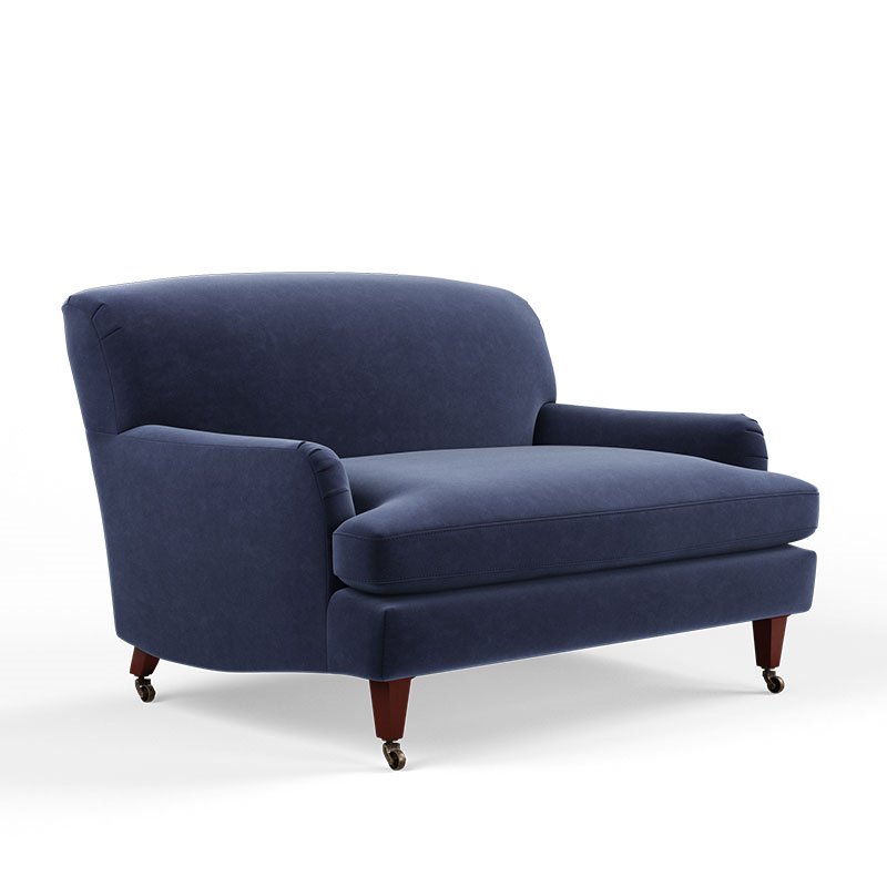 Coleridge Two Seater Sofa, Sapphire-0