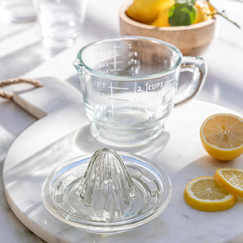 Glass juicer and jug, 600ml-4