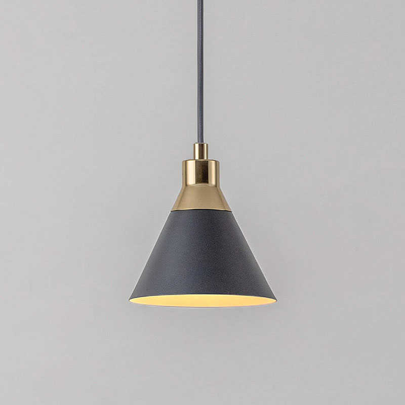 Cone Pendant Light, H189cm, Charcoal-3