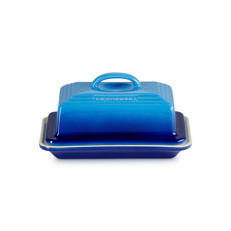 Stoneware Butter Dish, Azure-3