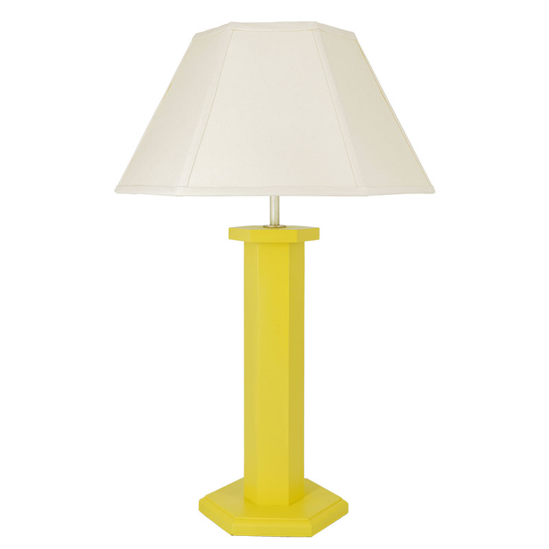 Hexagon Table Lamp Base, H47cm, Yolke-1