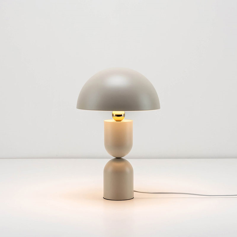 Dome Mushroom Table Lamp, H39cm, Sand-1