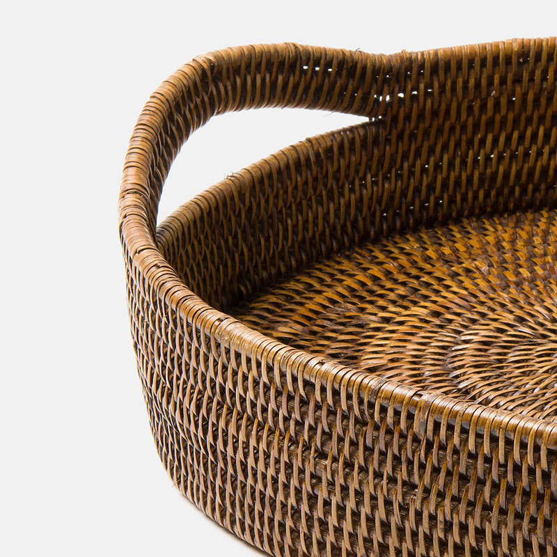 Pegu Rattan Tray, 55 x 40cm, Brown-3