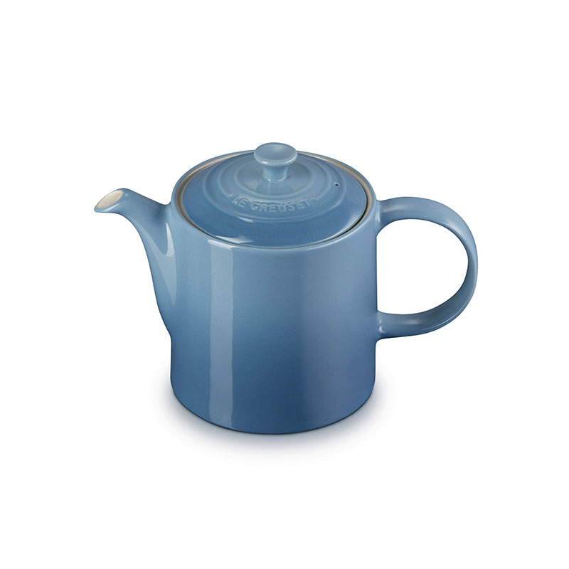 Stoneware Grand Teapot, 1L, Chambray-1