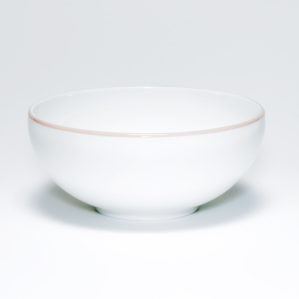 Breakfast Bowl, D15cm, Blush Rim-0