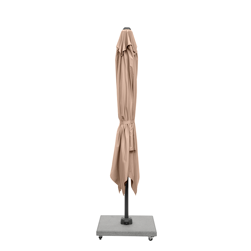 Glow Challenger T2 Sqaure Parasol, 3m, Taupe-3