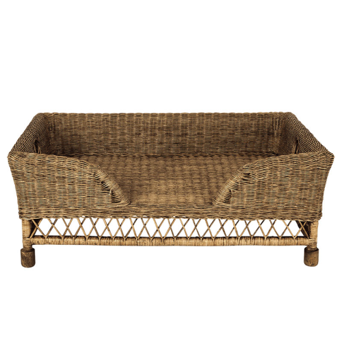 Mattaban Pet bed, W75 x D107 x H42cm, Rattan-2