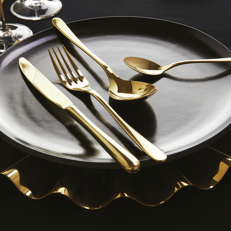 Taste 24 Piece Cutlery Set, Gold-2