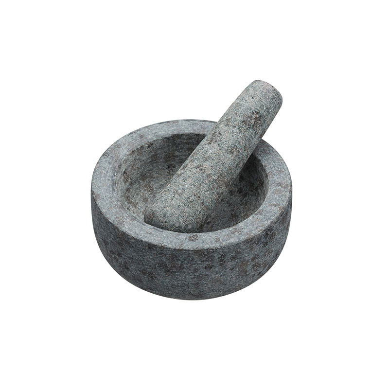 Pestle and mortar, 12cm, Light Granite-0