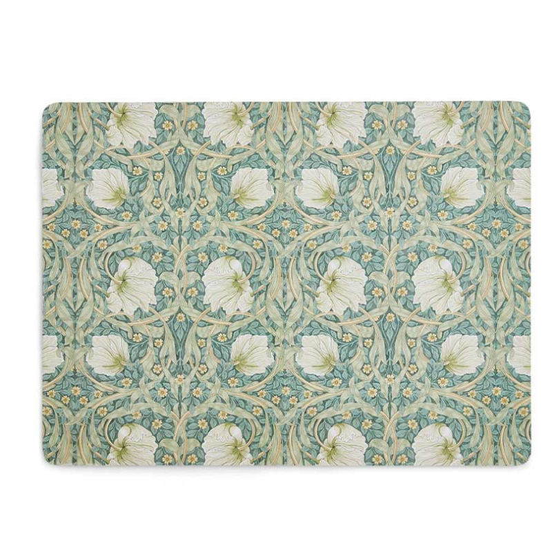 Morris & Co Set of 4 Large Placemats, 40 x 30cm, Green-1