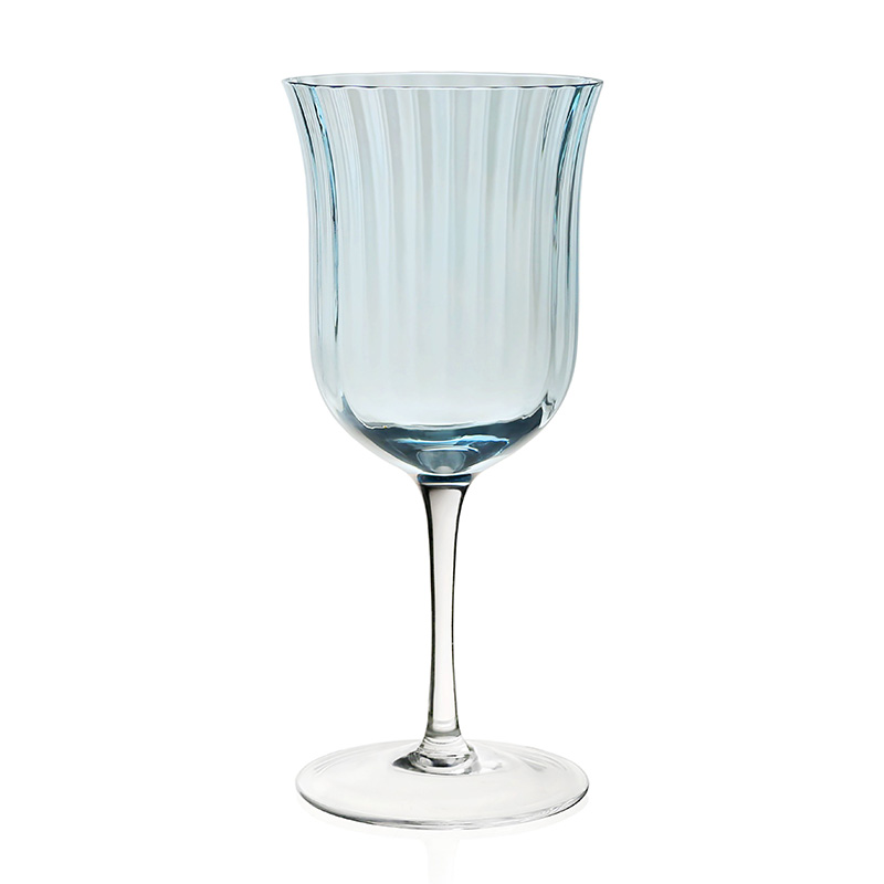 Corinne Water Goblet, 320ml, Blue-0