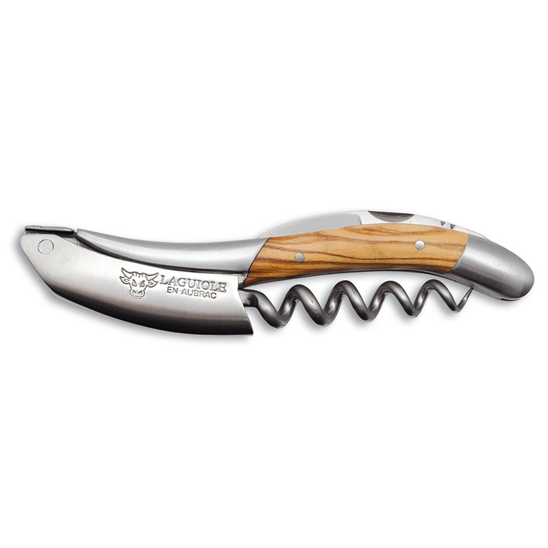 Laguiole- Sommelier Corkscrew, Olive Wood-0