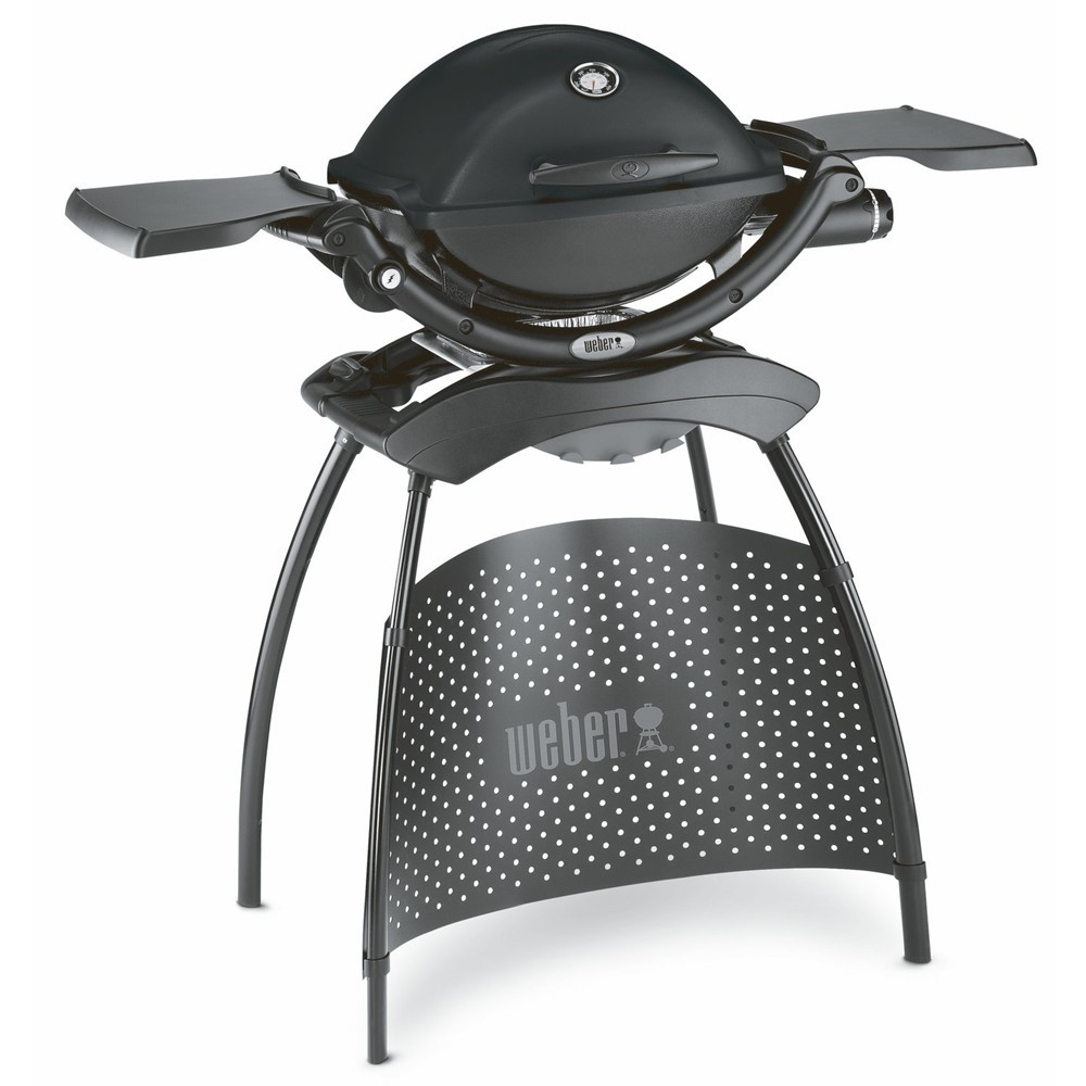 Q1200 Gas Barbecue with stand, 120cm, Black-0