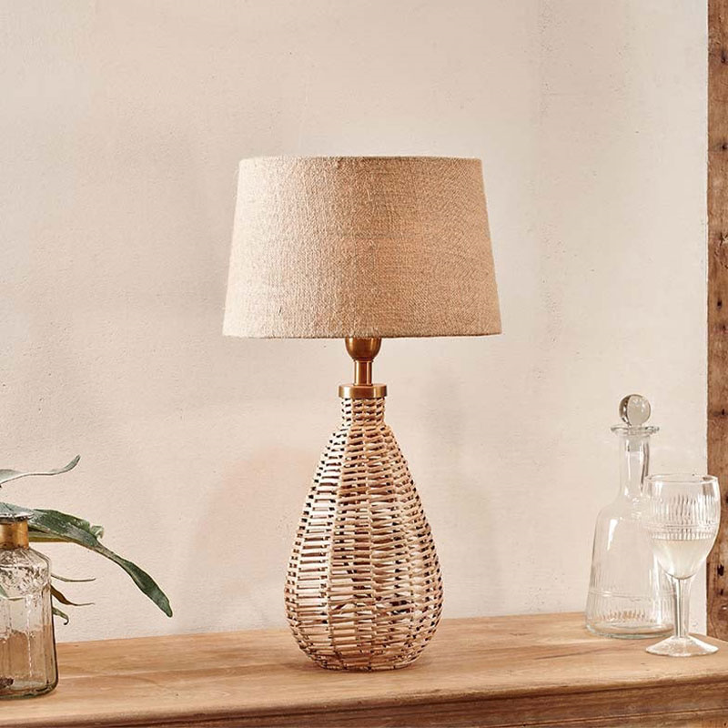 Darma Wicker Lamp, H40.5cm, Natural-0