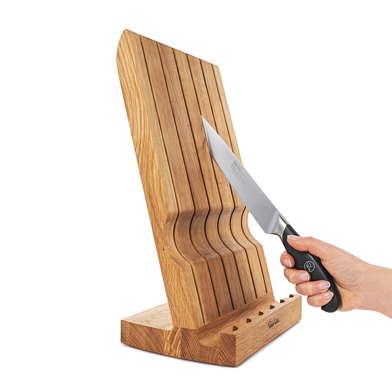 Professional 7 Piece Knife Block Set, Oak-5