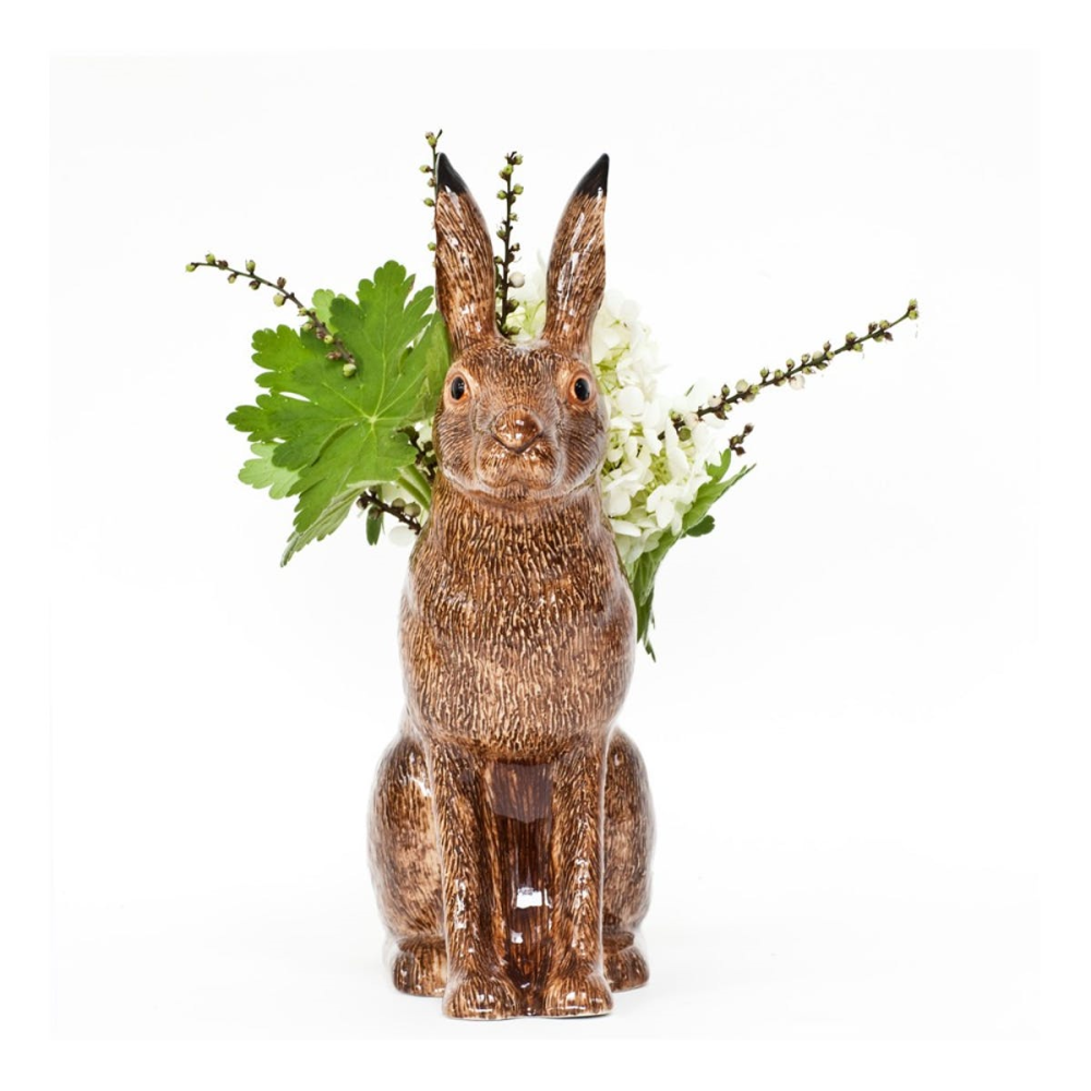 Hare Large flower vase, L11.5 x D20 x H31cm-1