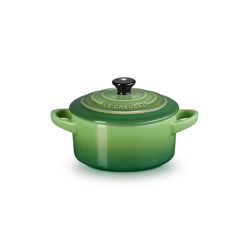 Stoneware Petite Round Casserole, 10cm, Bamboo Green-3