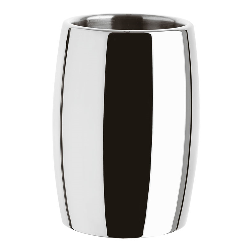 Sphera Insulated Wine Cooler, 18 x 10cm, Silver Plated-0