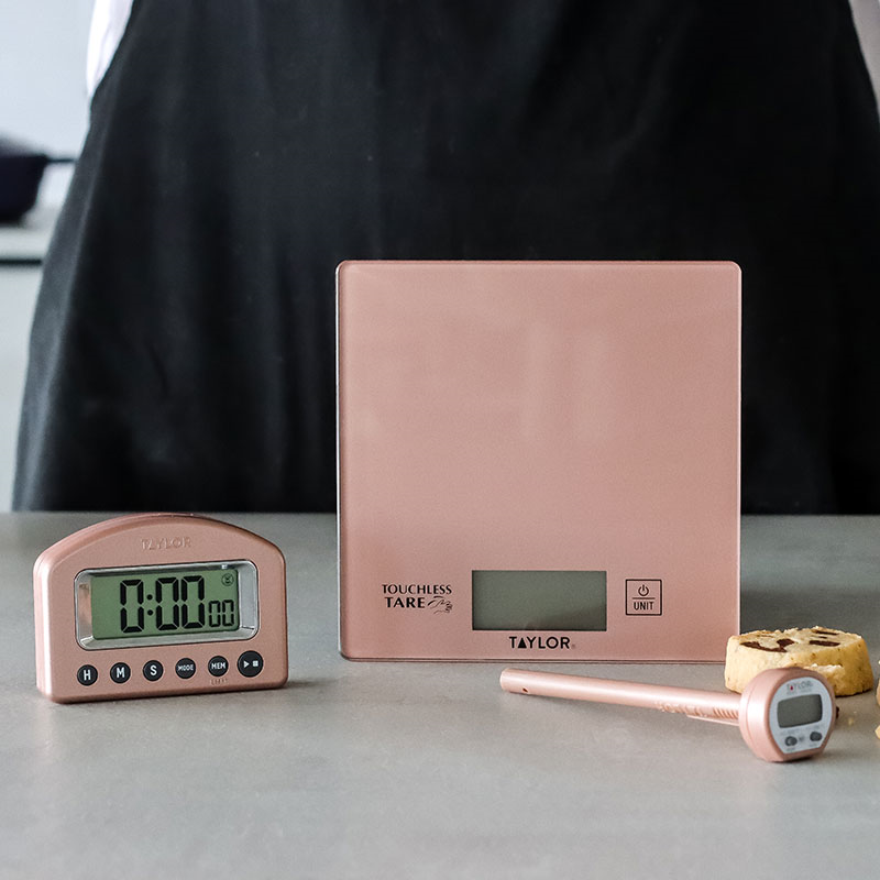 Weighing and Measuring Scale Set, Rose Gold-0