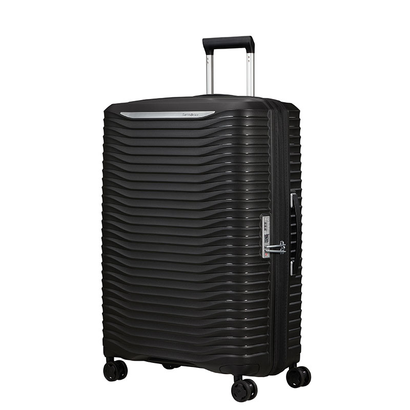 Upscape Suitcase, H75 x L51 x W30/33cm, Black-0