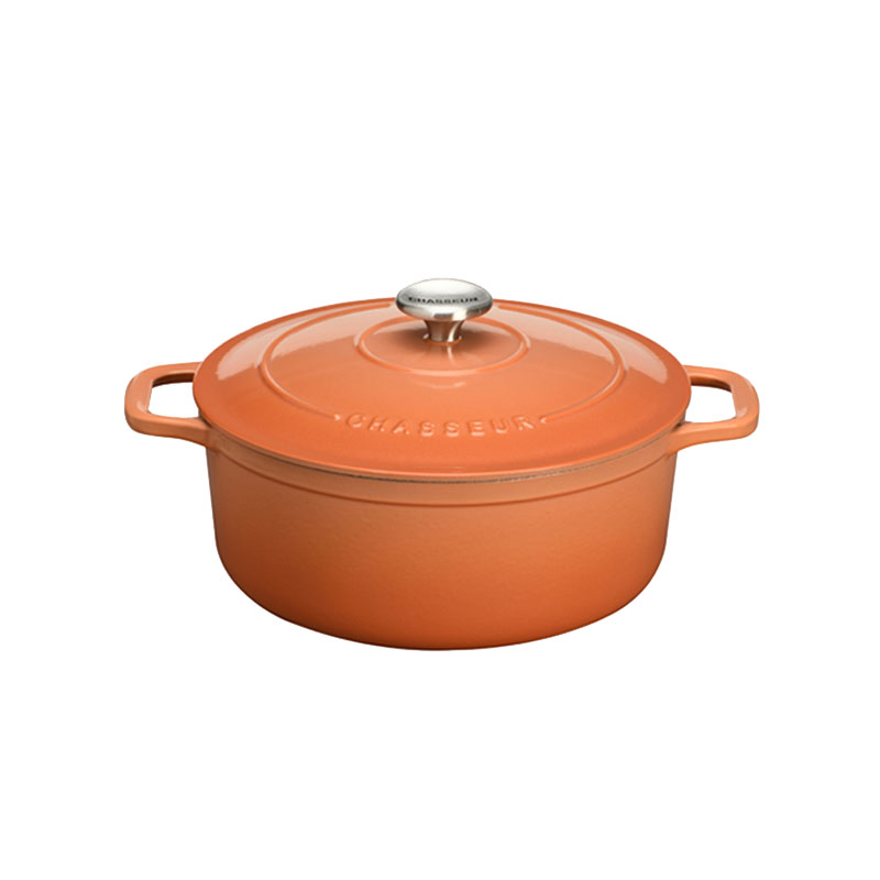 Round Casserole, 3.8L, Tangerine-0