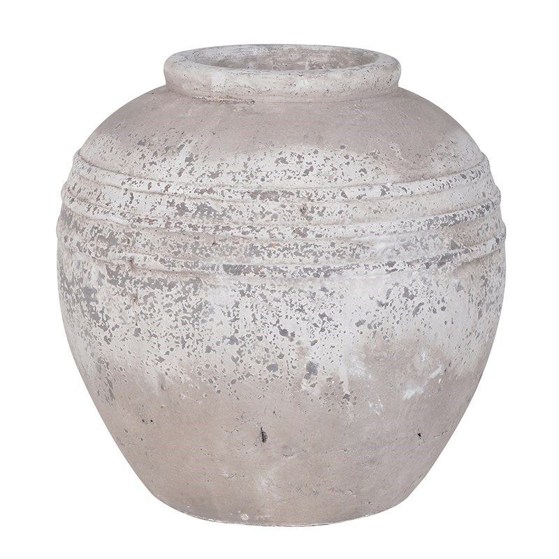 Vase, H34cm, Distressed Stone-1