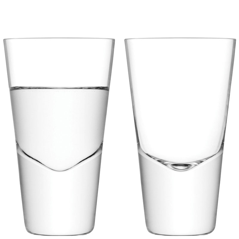 Bar Vodka Shot Glasses Set of 2, 100ml, Clear-0