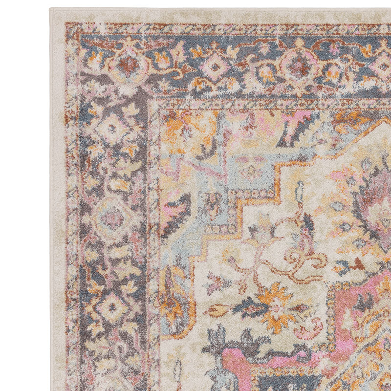 Flores kira classic persian medallion rug, 160 x 230cm, Multi-4