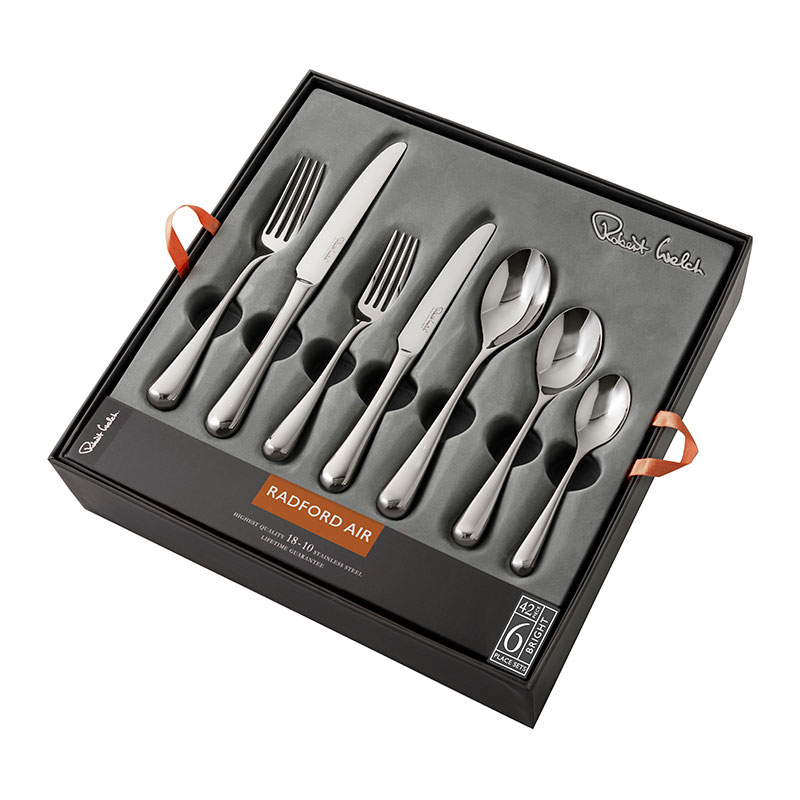 Radford Air 42 Piece Cutlery Set, Stainless Steel-2