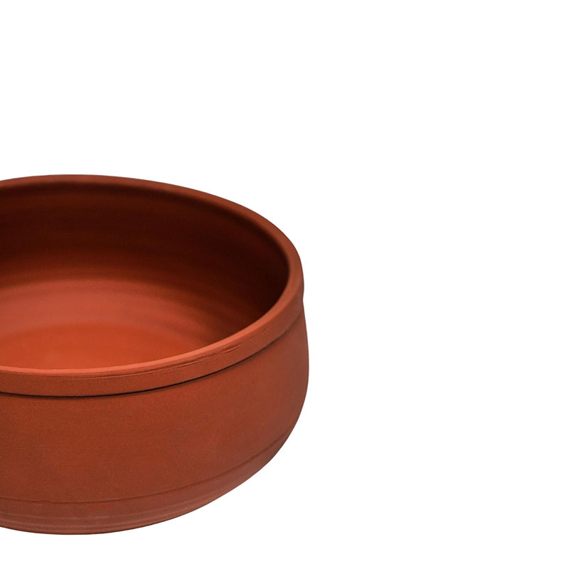 Kew Temperate House Handthrown Statement Bowl, D30cm, Burnt Umber-3