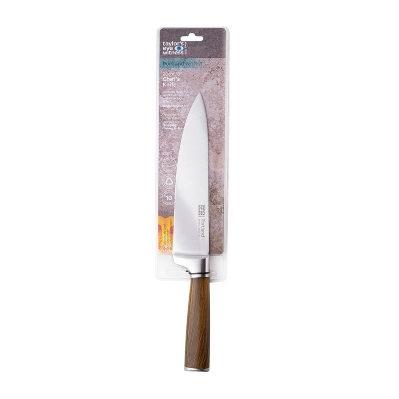 Portland Chefs Knife, 20cm, Walnut-1