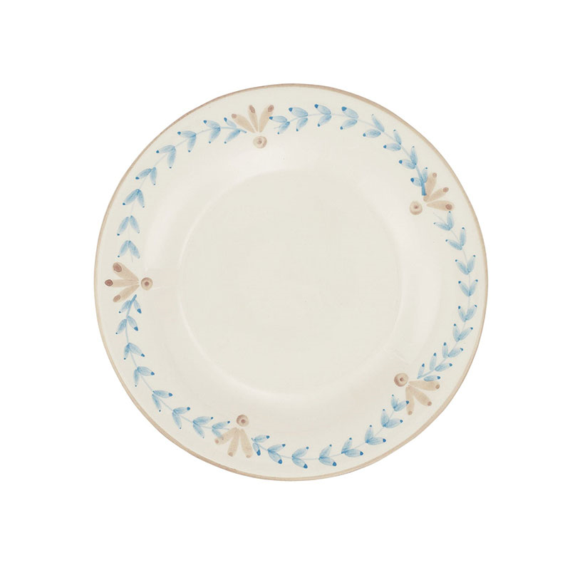 Elouise Set of 6  Dessert Plates, D22cm, Blue Taupe-1