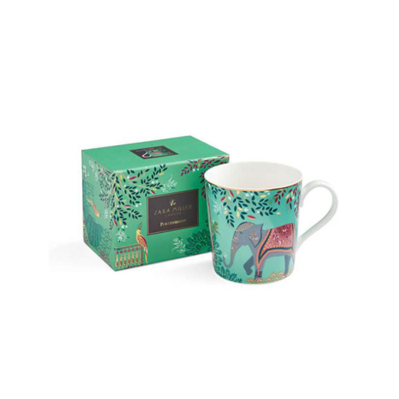 India Mug, 340ml, Light Jade-0