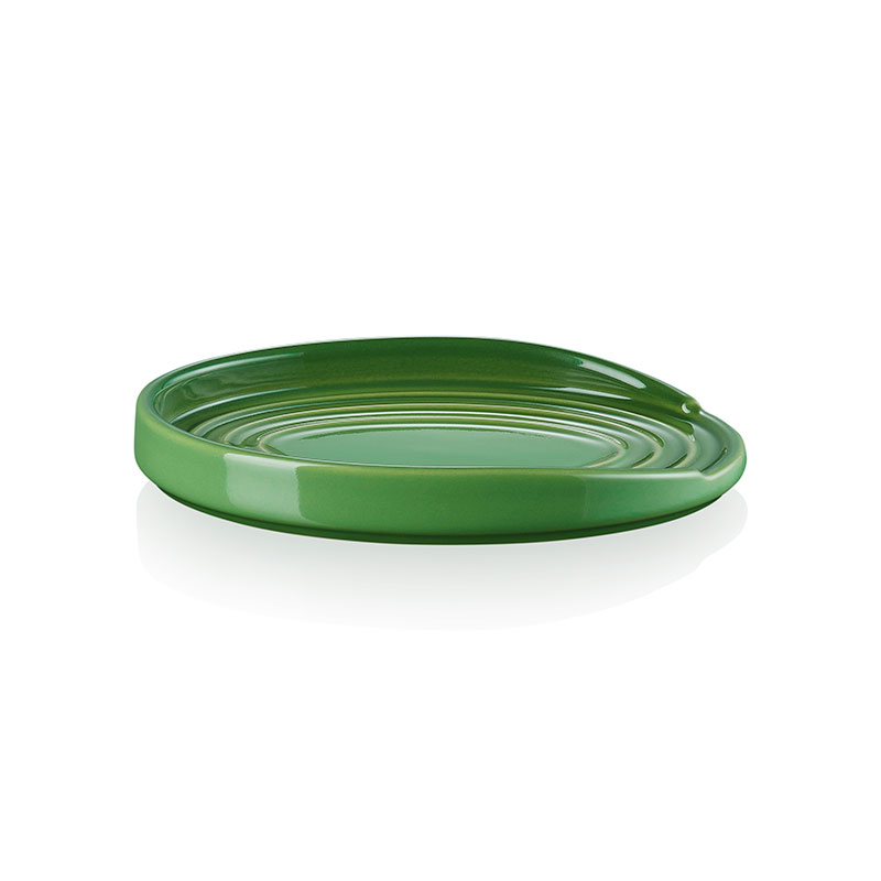 Oval Spoon Rest, Bamboo Green-2