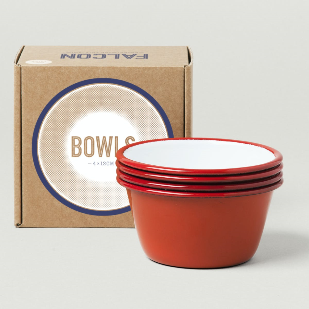 12cm Bowls, Postbox Red-0