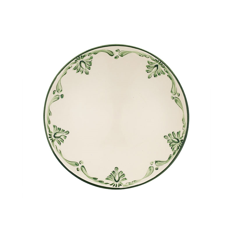 Eleanor Set of 6 Pasta Bowls, 22cm, Forest Green-2