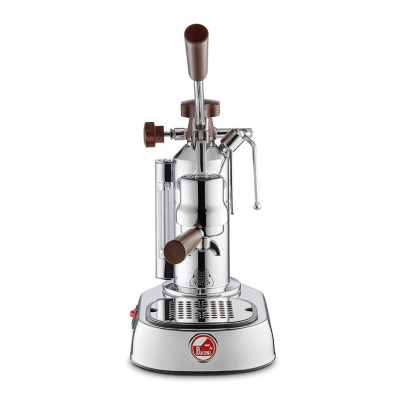 Europiccola Lusso Coffee Machine, Wood/Stainless Steel-2