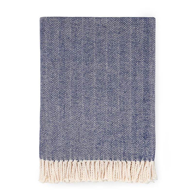 Celine Throw, W130 x L180cm, Navy-0