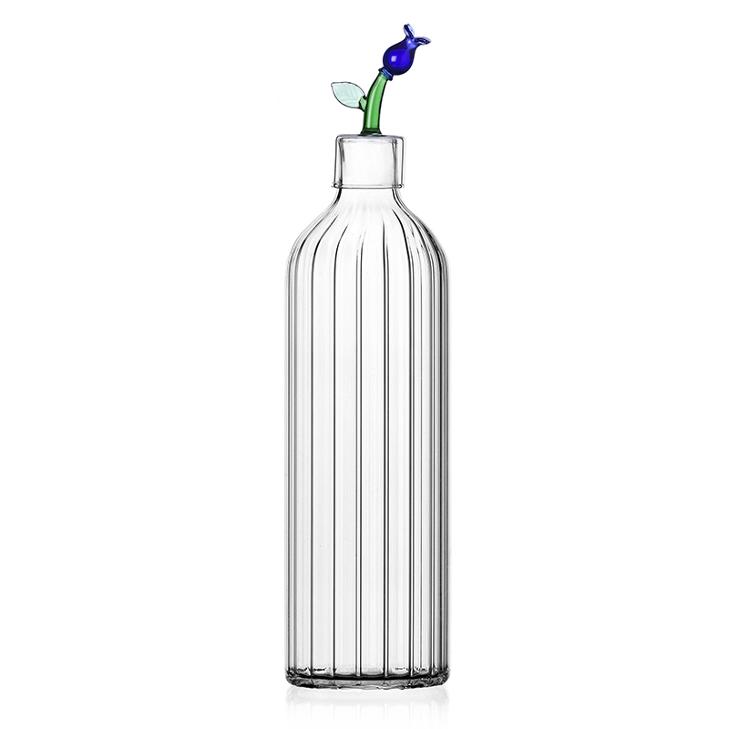 Botanica Flower Optic Bottle, 1L, Blue-0