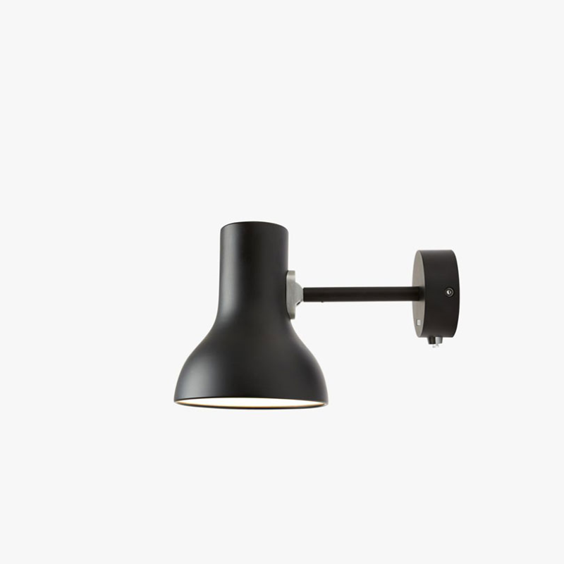 Type 75 Mini Wall Light, Jet Black-1