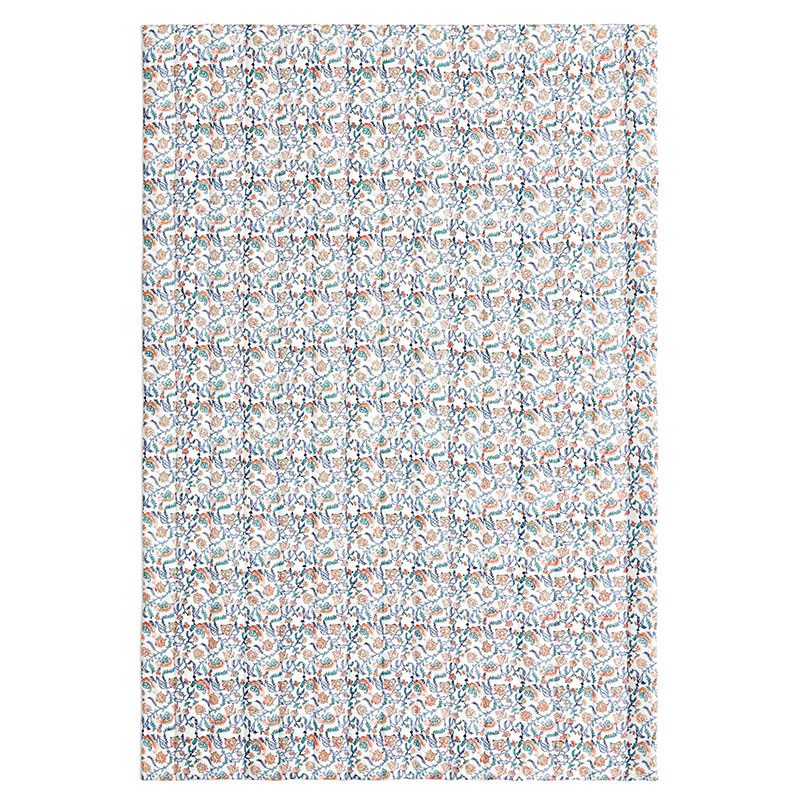 Osha Silk Reversible Quilt, 132cm x 188cm, Pale Pink / White-1