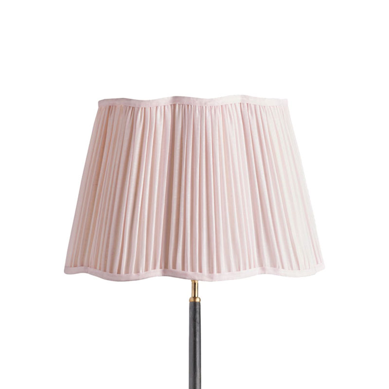 scalloped Shade, 45cm, marshmallow linen-0