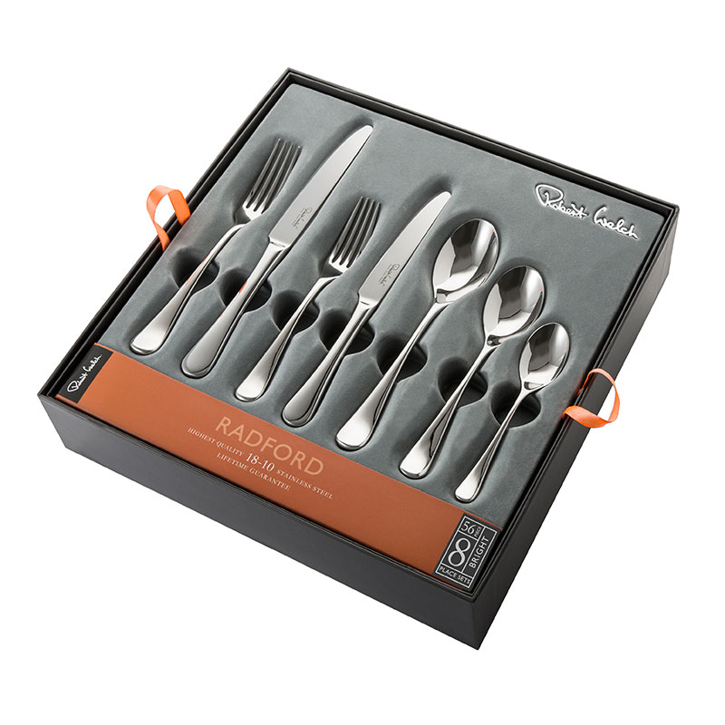 Radford 56 Piece Cutlery Set, Stainless Steel-4