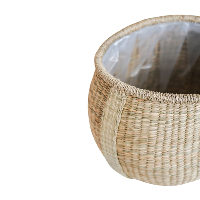 Pando Set of 2 Seagrass Baskets, Natural-1