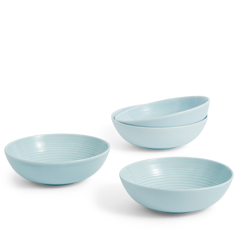 Gordon Ramsay Maze Set of 4 Bowls, D18cm, Blue-0