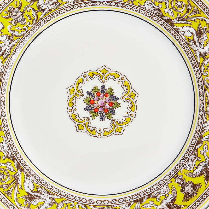 Florentine Plate, D21cm, Citron-4