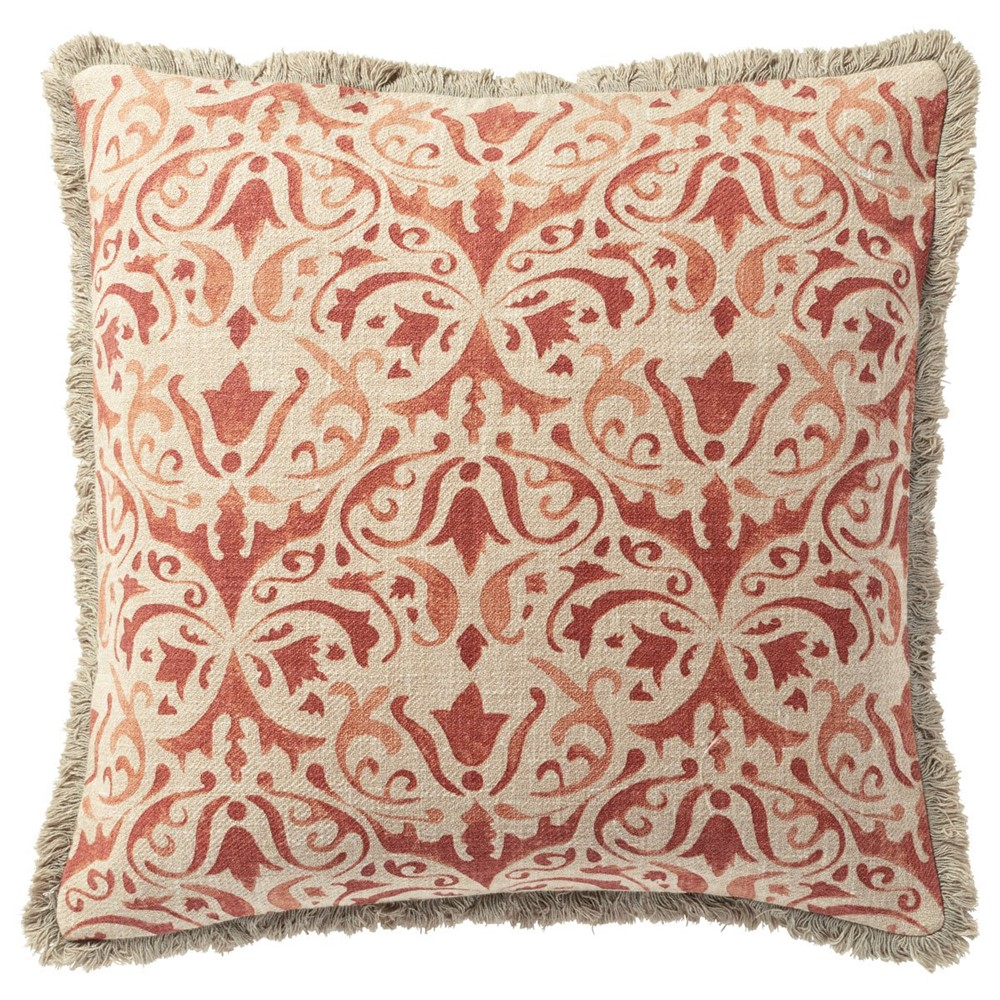 Nassau Cushion cover, L51 x W51cm, Washed Rust-0