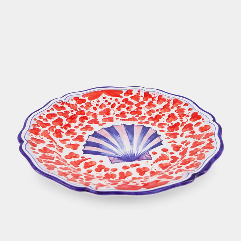 Menagerie D’été Plate, D28cm, Red-1