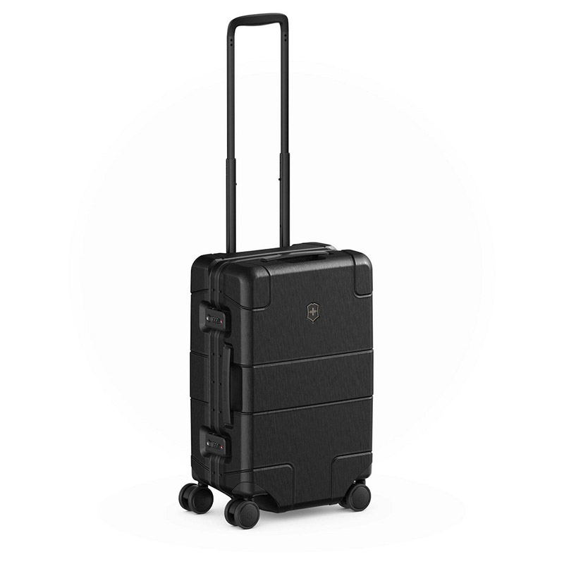 Lexicon Framed Series Frequent Flyer Hardside Carry-On, 23 x 35 x 55cm, Black-1