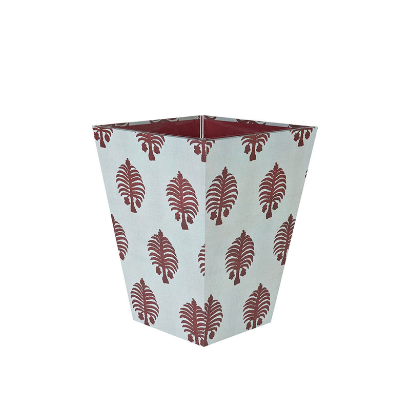 Gobi Waste Paper Basket, Red/Blue-1